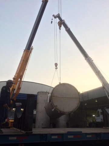 ติดตั้ง Steel Diesel Tank