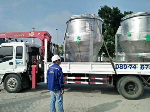 ติดตั้งถังเหล็กโรงงาน